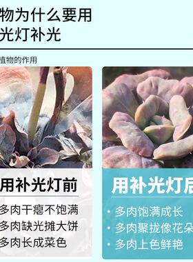 E补D植L物生长灯UFO植物全光谱育苗灯多肉蔬F菜大棚吊装UO飞碟光