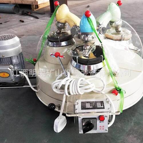 实验室XPM120*3三头研磨机石英砂钛白粉土壤研磨机无污染磨矿机