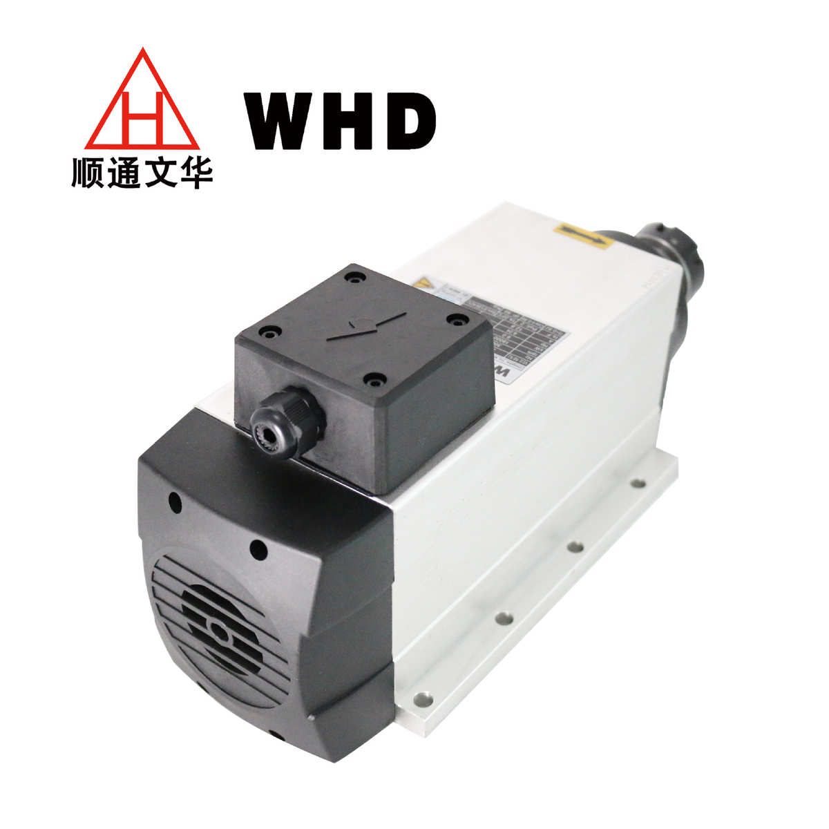 顺通 135B 6KW 方形飞边风冷高速电主轴 雕刻机主轴电机 cnc主轴