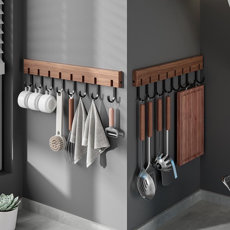 厨房免打孔挂勺子铲子挂钩挂架墙上壁挂多功能厨具收纳置物架钩子