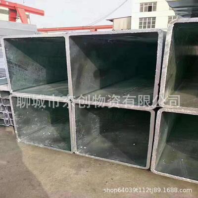 大口径厚壁方管 q235b冷拔矩形管 方矩管拉弯 喷漆 焊接开孔加工