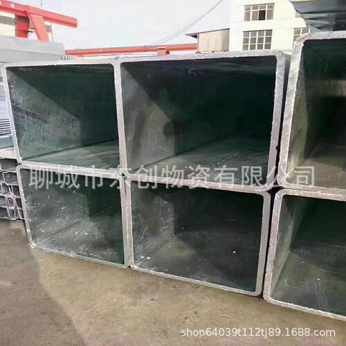 大口径厚壁方管 q235b冷拔矩形管 方矩管拉弯 喷漆 焊接开孔加工