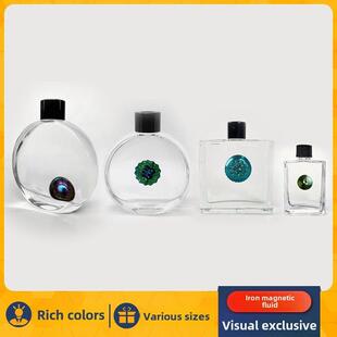 彩色磁流体扬声器特殊音乐拾音器DIY声控节奏光低密度毒液扬声器