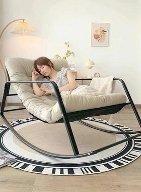 摇摇椅椅成人休闲阳台懒人发家人EMD用客厅沙双沙发大躺人可睡觉