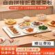 110V拼接暖菜板出口美国可折叠热饭菜板保温板家用多功能加热垫盘