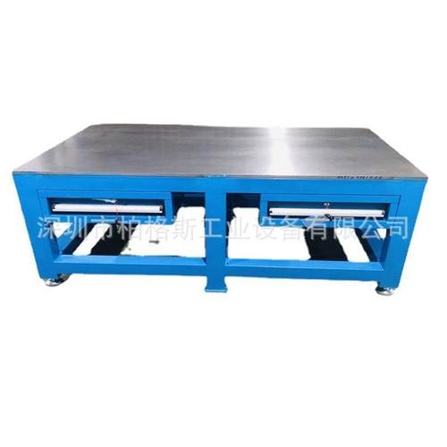 超赞钢板工作台钢制品不锈钢维修台飞模台钳工台重型铸铁工作台