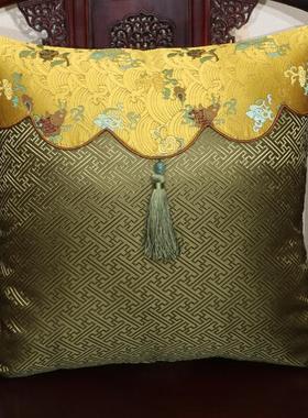 高档抱枕沙发苏中式典靠垫办室公腰枕床流上靠背汽车护腰靠垫古抱