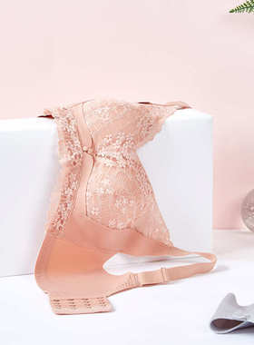 86803小胸聚拢内衣女秋调整型收副乳胸罩无钢圈平胸专用蕾丝文胸