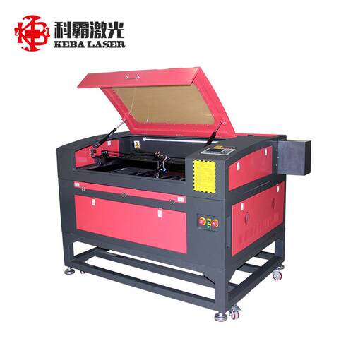 激光80W6090皮革无纺布不织布皮革制品科霸激光切割机