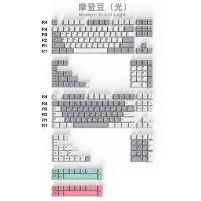 GMK Modern Dolch Light摩登豆光豆键帽爱菲机械键盘樱桃原厂高度