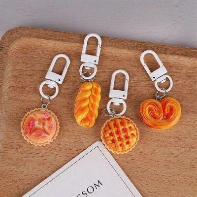 8pcs Funny Keychain Children Gifts Cartoon Keyring