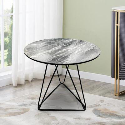 欧风公司会客谈桌咖啡圆桌客洽厅小茶厅几展厅商务KIH接北待洽谈