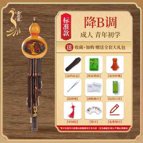 高档金孔雀紫竹葫业芦丝cb调小学生专用专演奏降调DF调成人初学乐