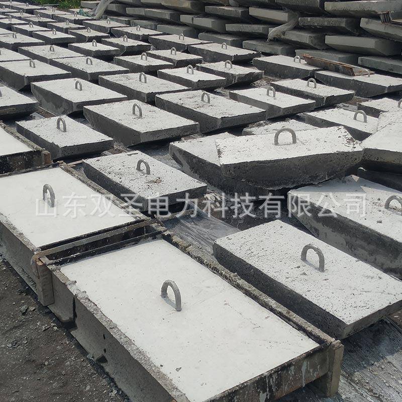 钢筋混凝土电线杆拉线盘水泥地锚石水泥电线杆拉盘水泥三盘水泥柱