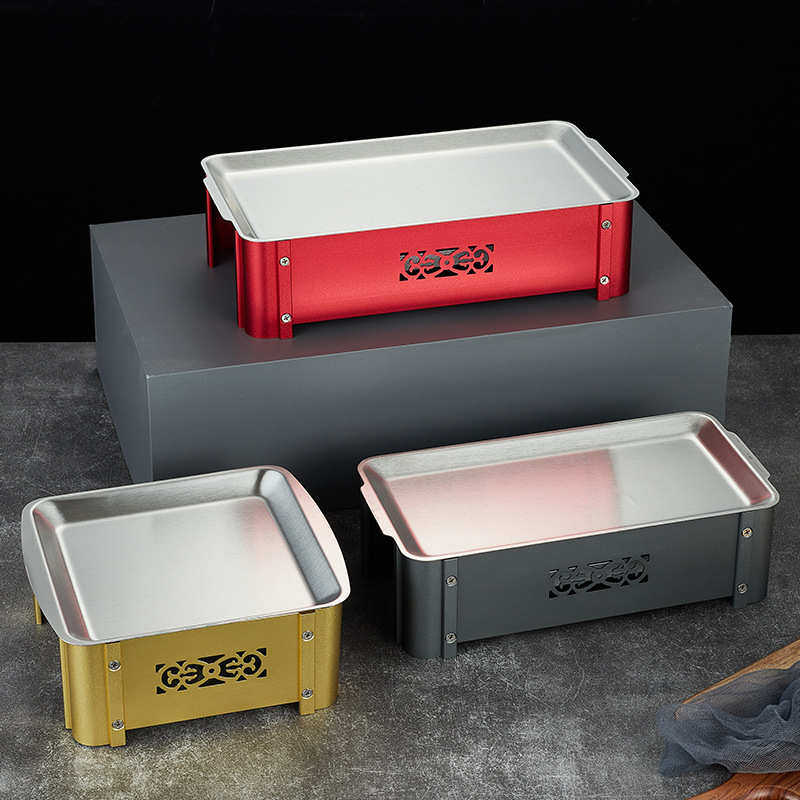 韩式户外烧烤热串长方形烧烤炉商用家用烤串加热炉干锅保温