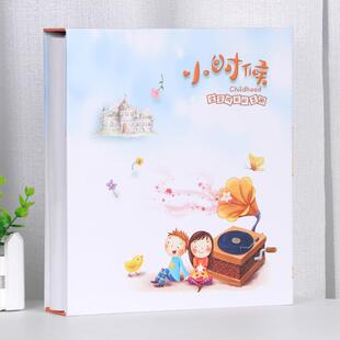 相册本5寸6寸竖版插页式7寸8寸过塑照片家庭影集纪念册混装大容量