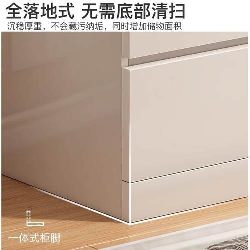 BOG五斗收纳柜实木简客约现代家色用卧室厅靠墙柜轻奢抽屉柜储物