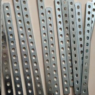 不锈钢镀锌铁条直条固定扁条厚固定强力带孔扁条铁片改装角片