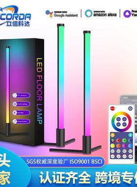 幻彩拾音灯电脑桌面背景蓝牙声控音乐同步节奏灯氛围灯led拾 音器