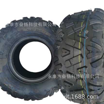 16x8-7A花7寸ATV沙滩车真空胎轮胎加轮毂