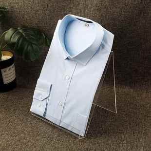 亚克力衬衣展示架盒装衬衫架围巾服装陈列道具摆台架