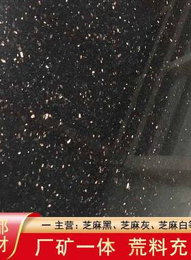 天然印度黑金沙光面花岗岩黑金砂光面大板黑色石材黑金砂大板