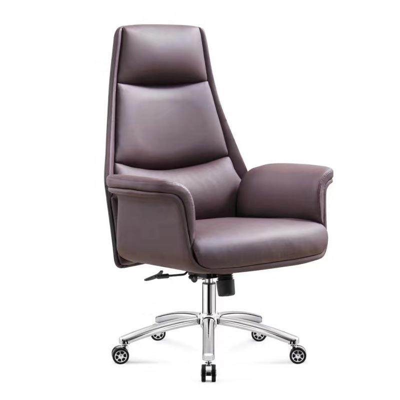 新/05款时尚脑椅可躺豪华总经理老办公皮电椅板体工学人皮质大班