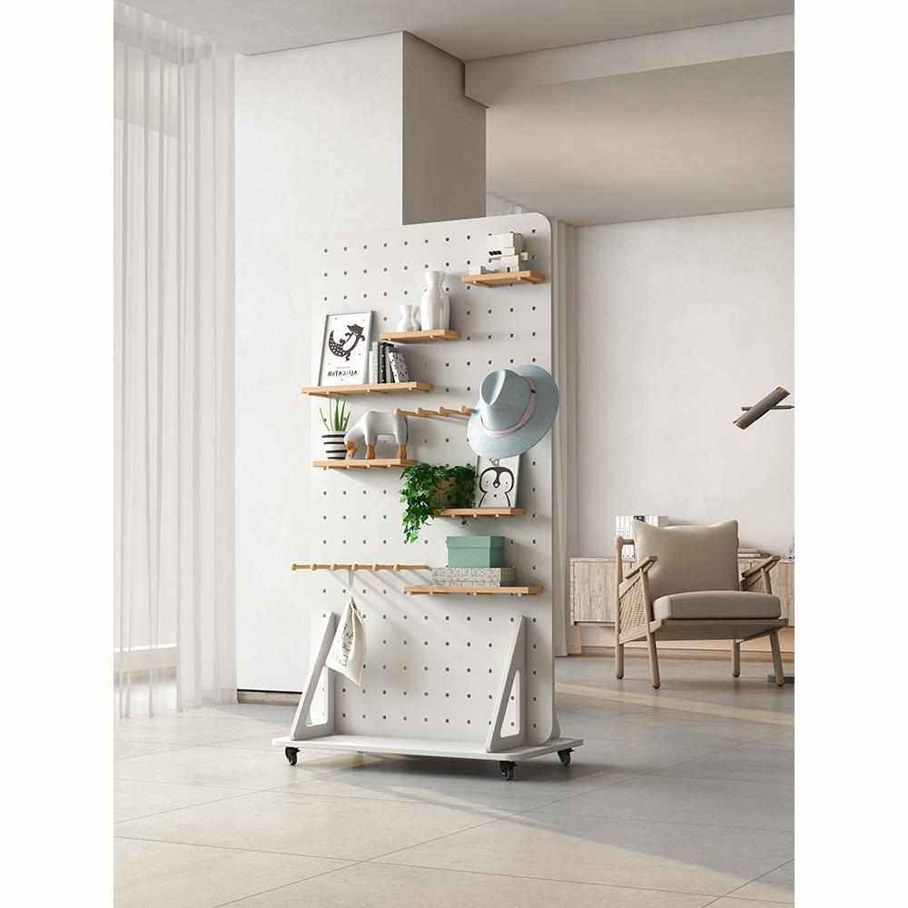 XISHI 屏风隔断客厅日式移动入户玄关落地立式收纳洞洞板置物架,金属材料及制品,金属加工件/五金加工件,淘宝优惠券,粉丝福利购,淘宝优惠卷