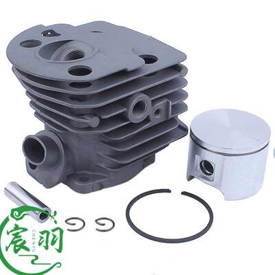 Husqvarna 51 55 气缸总成 缸体 缸套 活塞 胡斯华纳油锯配件 45M