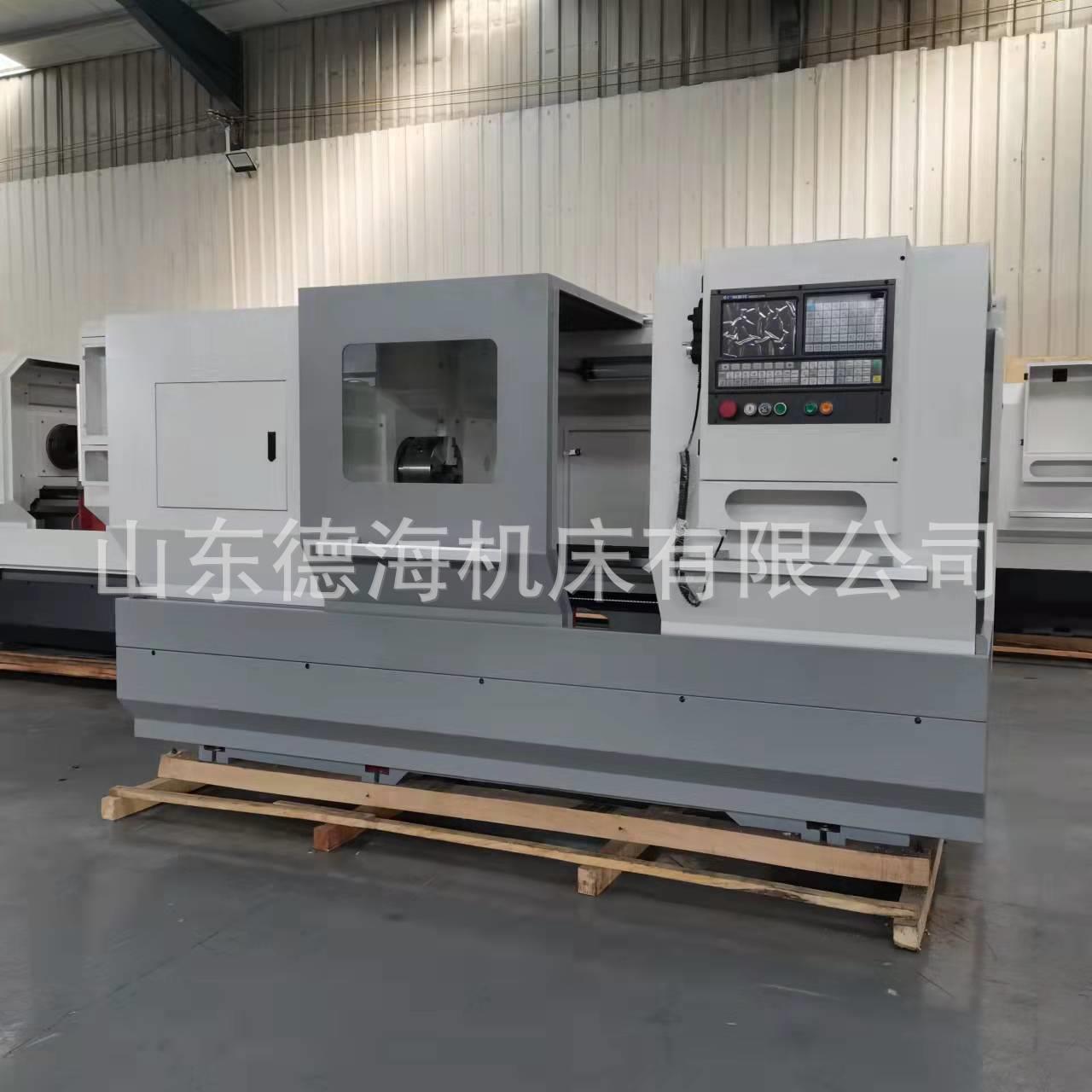 CK6150卧式数控车床广数980TB系统电动四工位刀架手动卡盘尾座