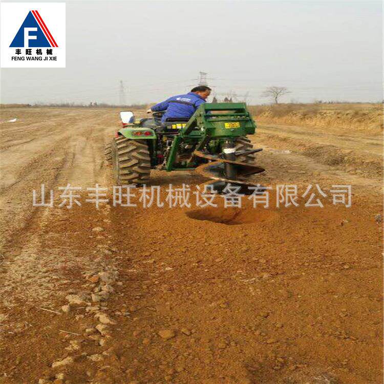 拖拉悬挂植树造林打挖坑机AZT立柱坑钻机洞机式动力足