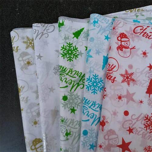 10 Sheets Christmas Gift Wrapping Paper Flower Bouquet Packi