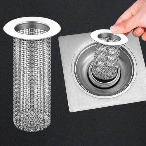 Stainless Steel Drain Cover for Bathroom Sink - Hair and Clo