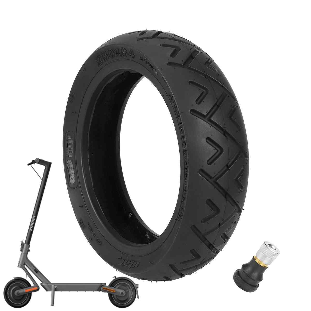 Ulip250*64公路真空胎机翼纹实心胎MI4Ultra NAVEE S65滑板车轮胎