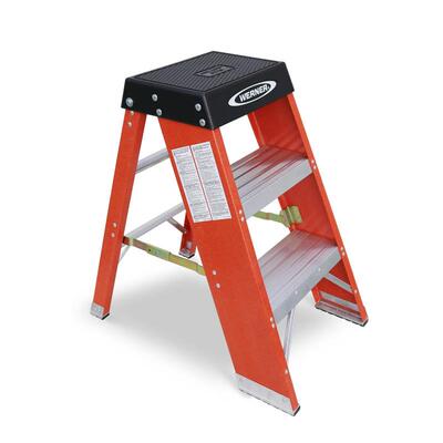 WERNER稳耐玻璃钢梯YPG凳折凳工业梯加厚SF0S梯2SSF036叠202