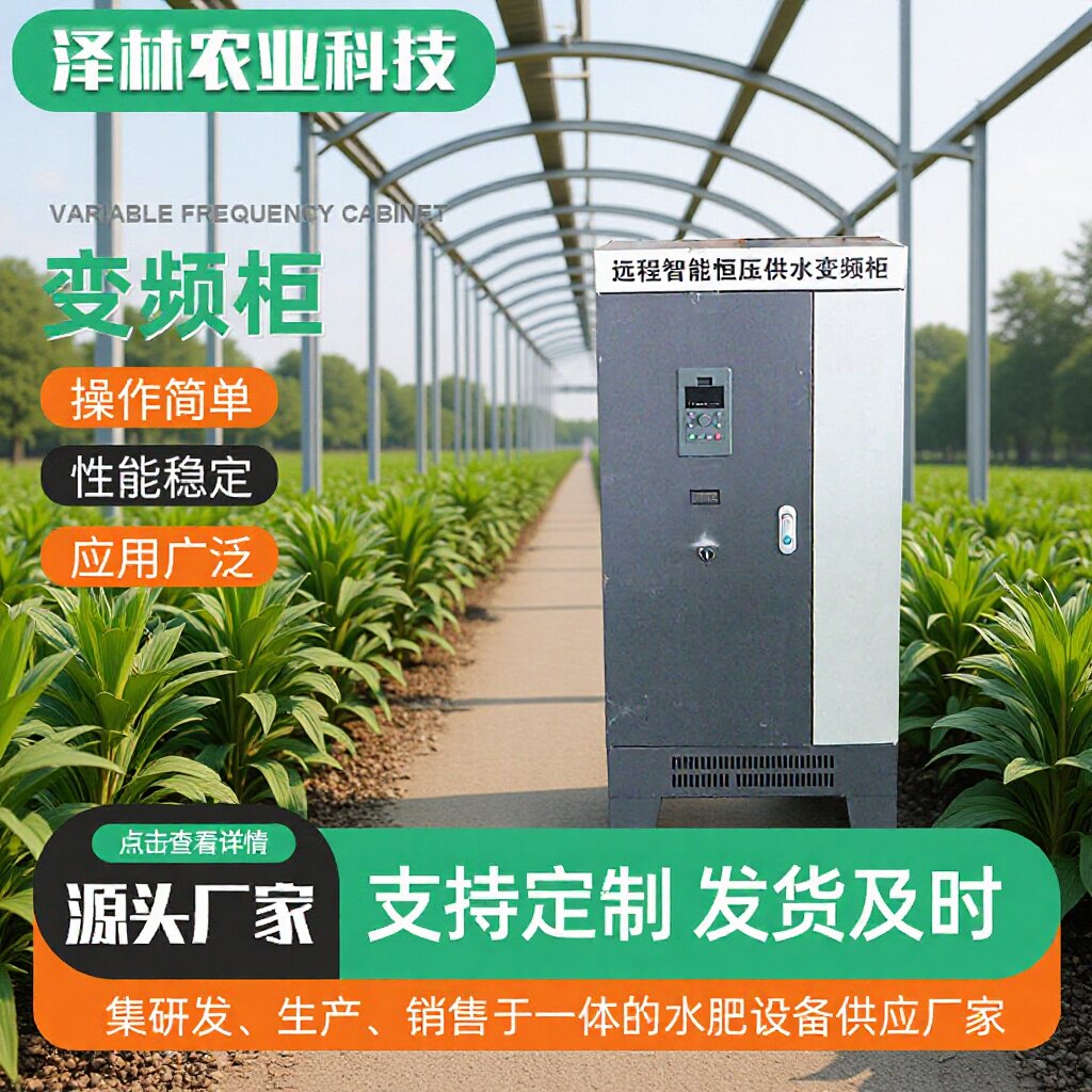智能恒压供水变频柜农业灌溉智能一体化节水灌溉恒压变频控制柜