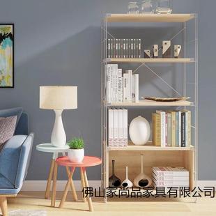 日式 置物架钢台厅木收纳架落地阳多层整理架厨房微波客炉储物WET