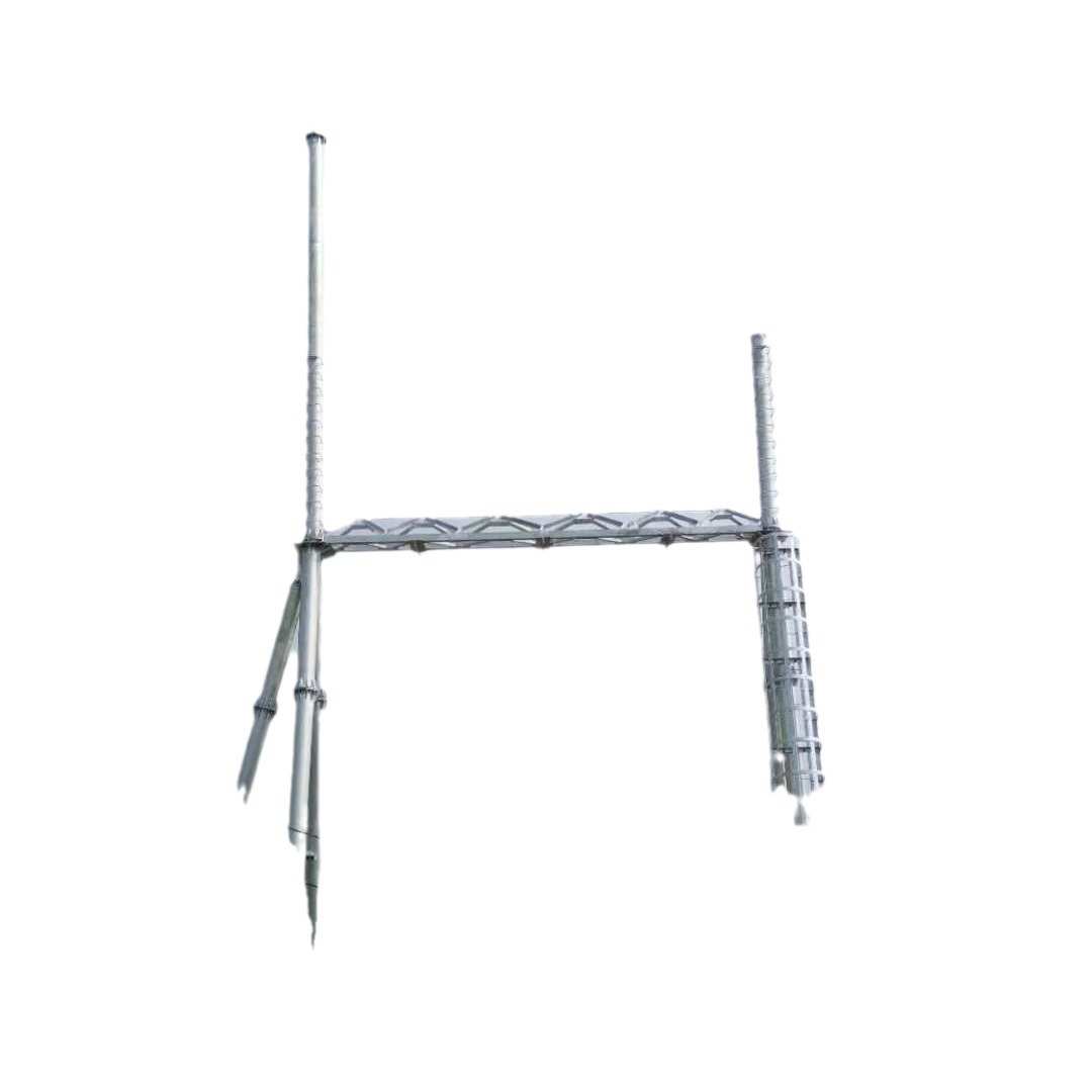 变电站架构升压站龙门架实体工厂制作安装构架避雷针设备支架