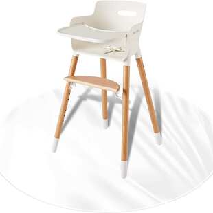 圆形地游戏野外垫垫儿童 餐椅垫地儿童易清洗脏  防 透明垫