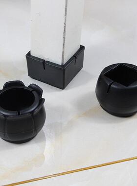 方便地板护角木桌腿加厚木地板黑色桌椅防磨桌腿櫈子桌脚套圆