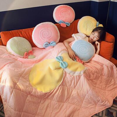 Cute and realistic lollipop plush dolls, creative soft pillo