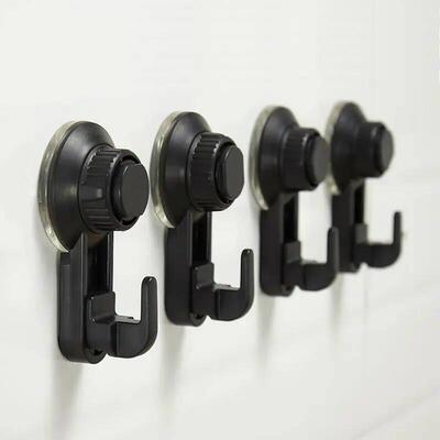 2pcs Free Punch Hook Suction Strong Suction Cup Hook Cup Cl