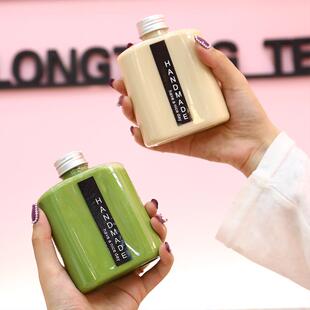 商用一次性奶茶杯子带盖创意塑料果汁饮料瓶250ml杨枝甘露奶茶瓶