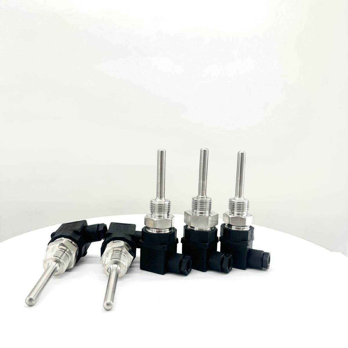 一体化温度变送器PT100气液两用插入式热电阻赫斯曼航插传感TM110