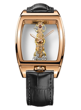 [9.8新]昆仑金桥系列手动机械手表男表113.160.55镂空