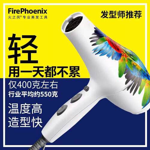 火之凤5600A鹦鹉电吹风机发型师专用专业超轻发廊理发店家用正品