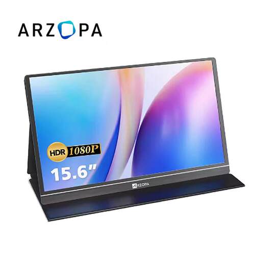 ARZOPA便携式15.6英寸显示器笔记本扩展触摸屏电脑副屏PS5外接屏