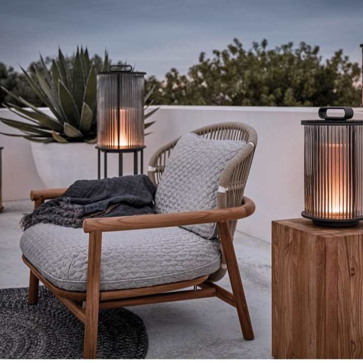 户外休闲沙发庭院阳台花园户外家具实木休闲户外藤编沙发组合