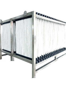 厂家定制mbr膜组件PVDF滤膜不断丝mbr膜帘式滤膜中空纤维MBR膜