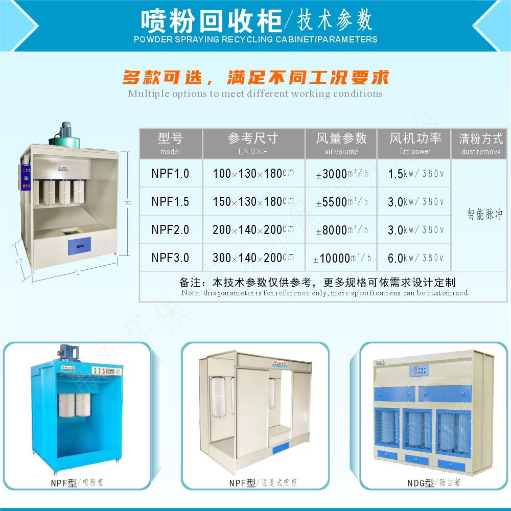 喷粉塑粉体集尘柜涂PTO装粉尘滤芯净尘化型器防喷爆粉末除回收机